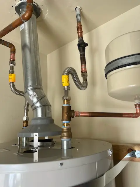 Water heater installation and plumbing repair in Haeckerville